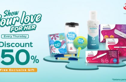 "Show Your Love For Her", Nikmati Diskon Hingga 50%!